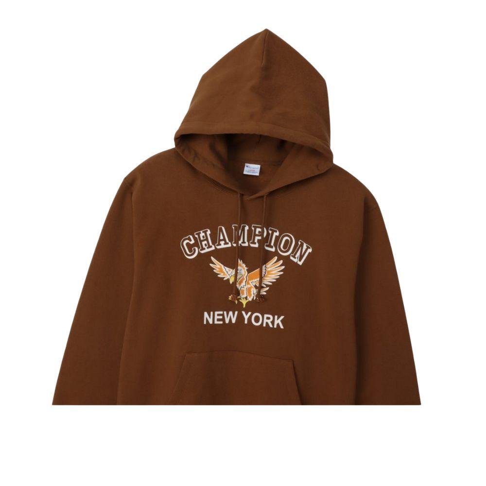 CHAMPION HOODED SWEATSHIRT เสื้อฮู้ดดี้ผู้ชาย - Rev Online