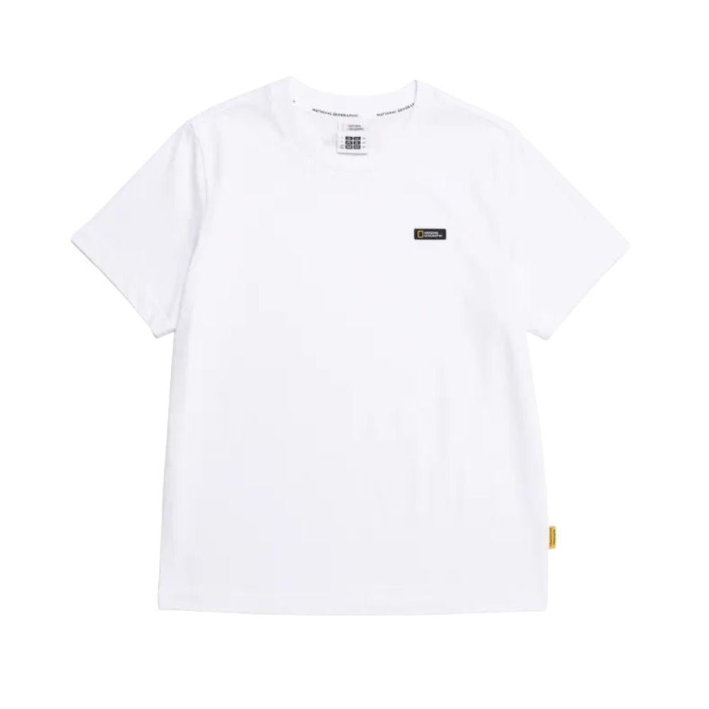 NATIONAL GEOGRAPHIC NEODY SMALL LOGO BASIC FIT เสื้อยืดทีเชิ๊ตสำหรับผู้ชายและผู้หญิง - Rev Online
