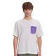 NATIONAL GEOGRAPHIC UNISEX WOVEN POCKET เสื้อยืดทีเชิ๊ตสำหรับผู้ชายและผู้หญิง - Rev Online