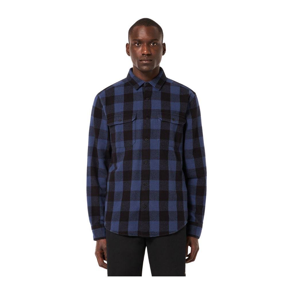 OAKLEY TERRAFORMIC LS BUTTON DOWN เสื้อเชิ้ตแขนยาวผู้ชาย - Rev Online