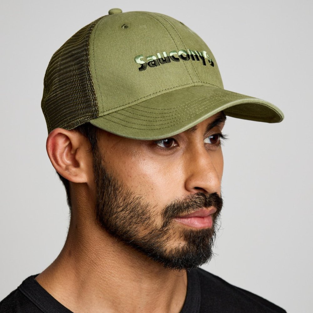 SAUCONY - SAUCONY TRUCKER HAT Unisex - Rev Online
