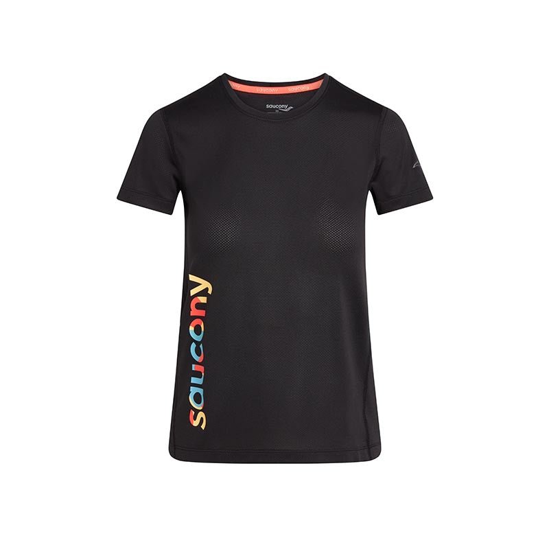 SAUCONY - STOPWATCH GRAPHIC SHORT SLEEVE Women - Rev Online