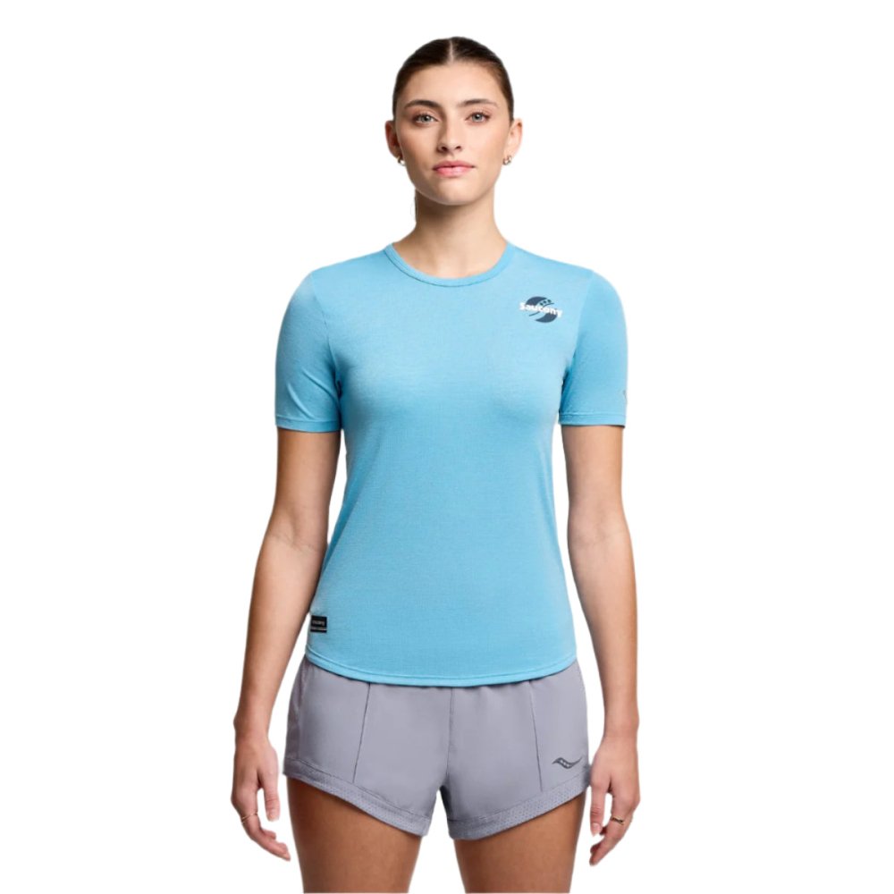 SAUCONY - STOPWATCH GRAPHIC SHORT SLEEVE Women - Rev Online